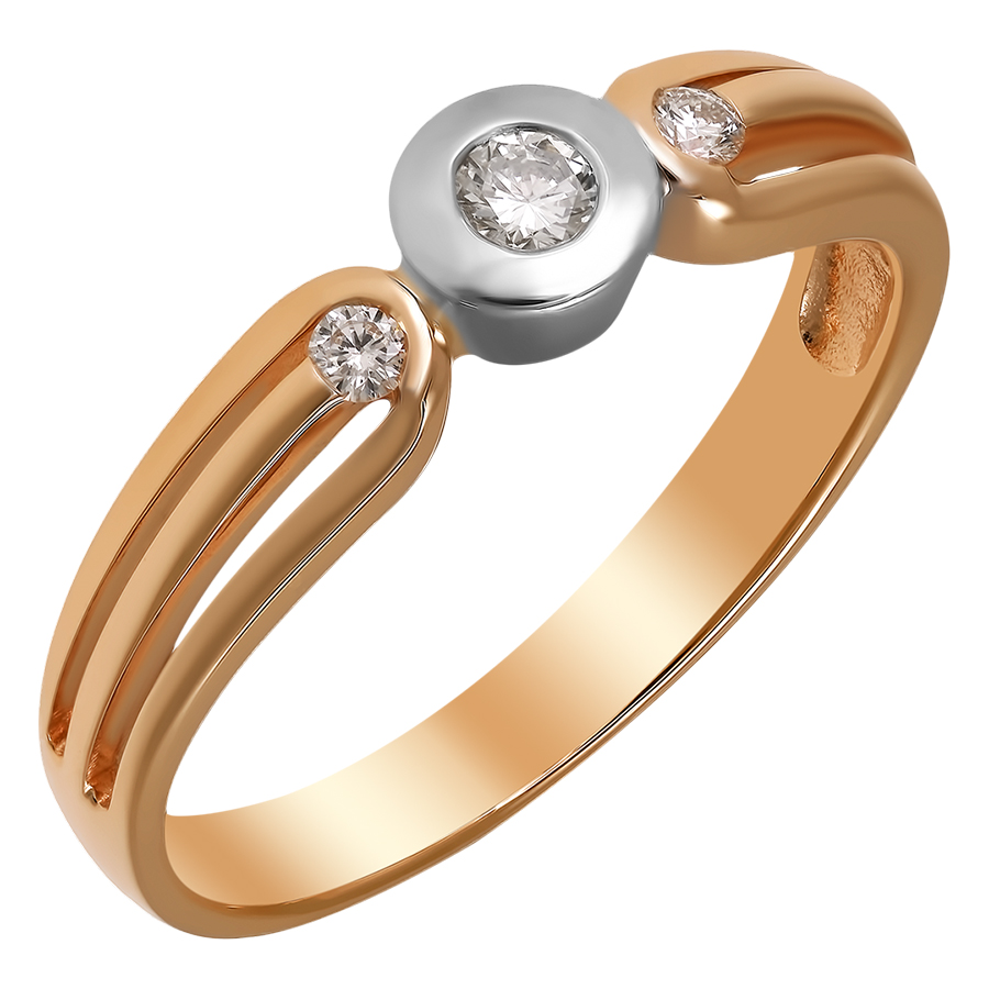 Кольцо, золото, бриллиант, 14391091